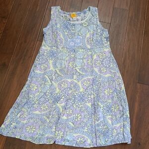 Ruby Rd Sleeveless Pastel Paisley Print Dress size XL